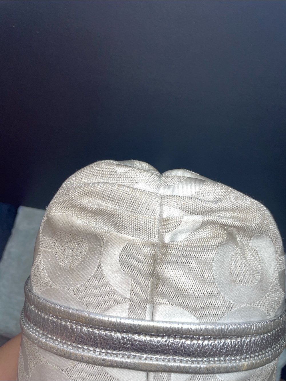Coach Poppy ‘Glam’ Metallic Tote - Picture 6 of 17